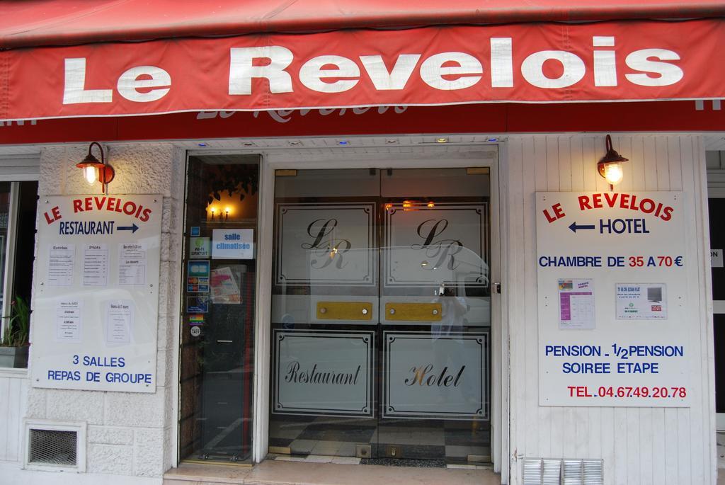 Le Revelois Restaurant 호텔 베지에 외부 사진